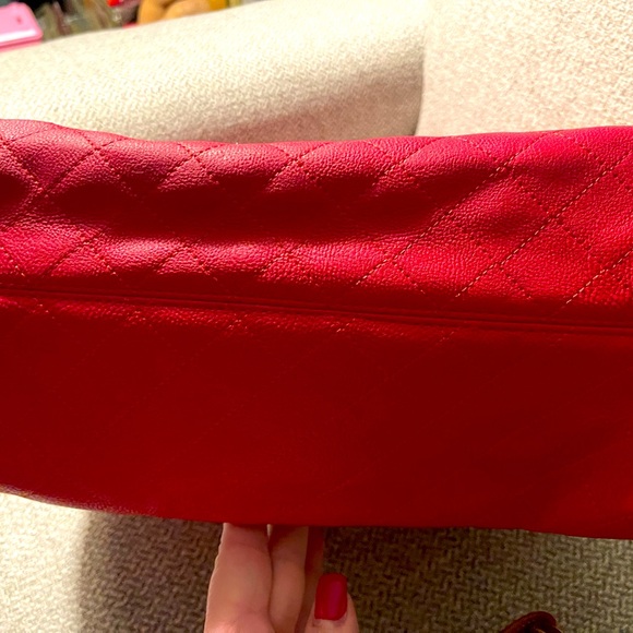 Betsey Johnson  Red Quilted Shoulder Bag - Picture 8 of 8